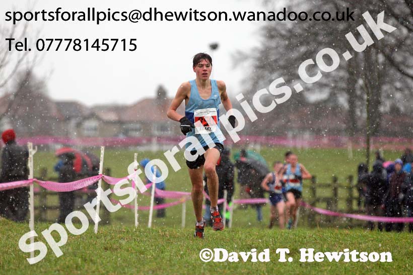 Boys under-15s North Eastern Cross Country, Sedgefield, County Durham. Photo: David T. Hewitson/Sports for All Pics